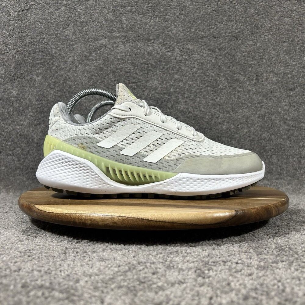 Adidas Summervent GZ3281 Women’s Size 8 White Gray Spikeless Golf Shoes Used